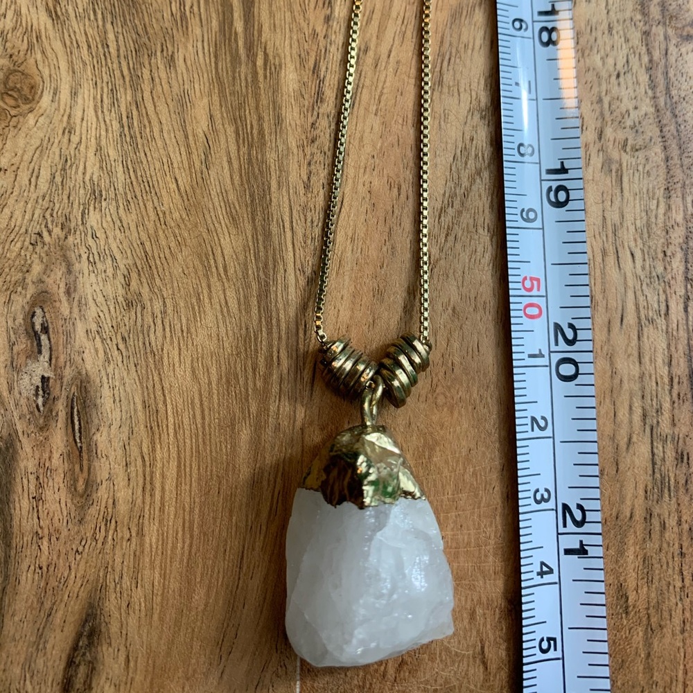 FREE PEOPLE | Crystal Pendant Necklace - Picture 5 of 8